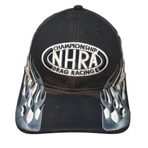 Championship NHRA Drag Racing Baseball Cap Black One Size Adjustable Main Gate